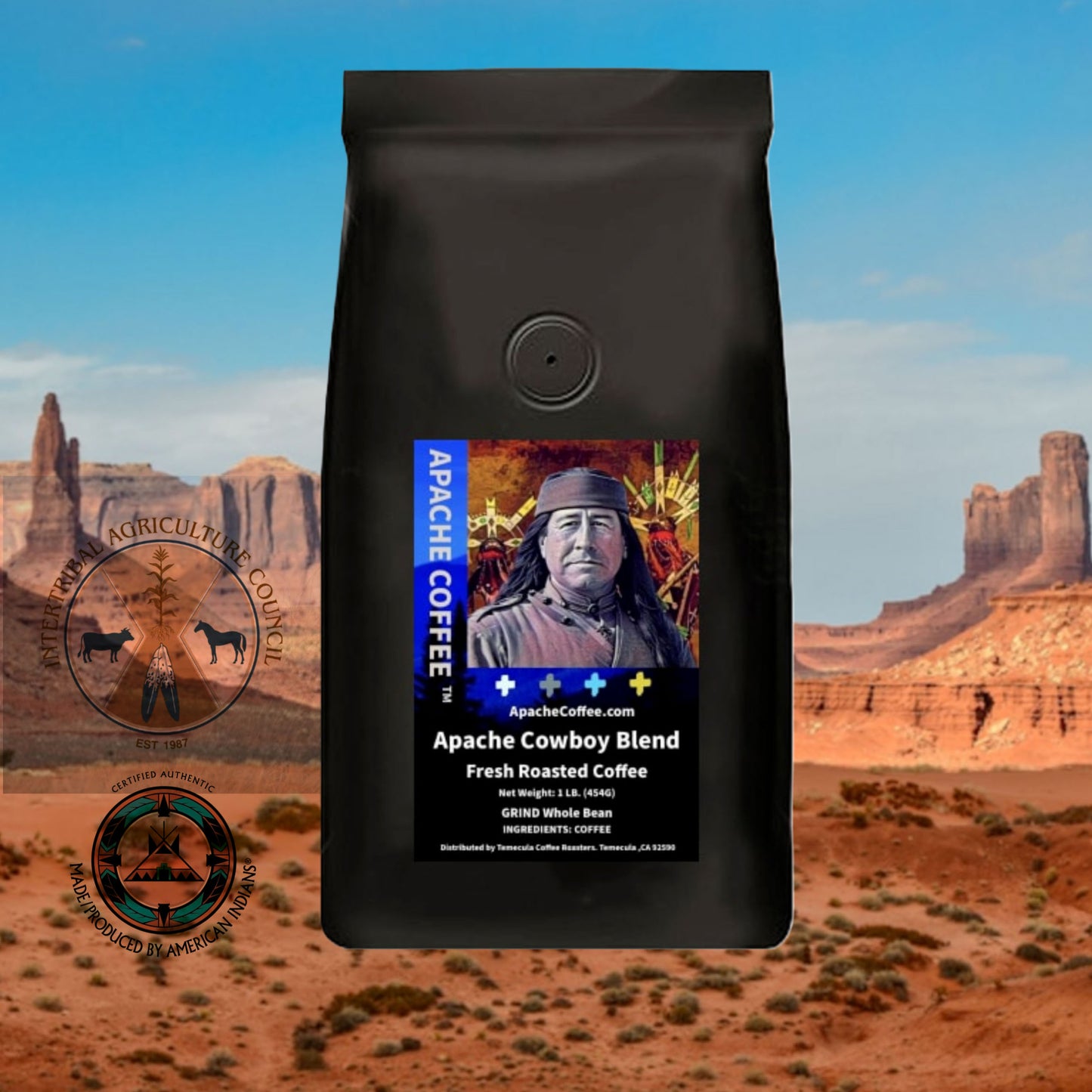 Apache Cowboy Blend 1 LB. (454G)